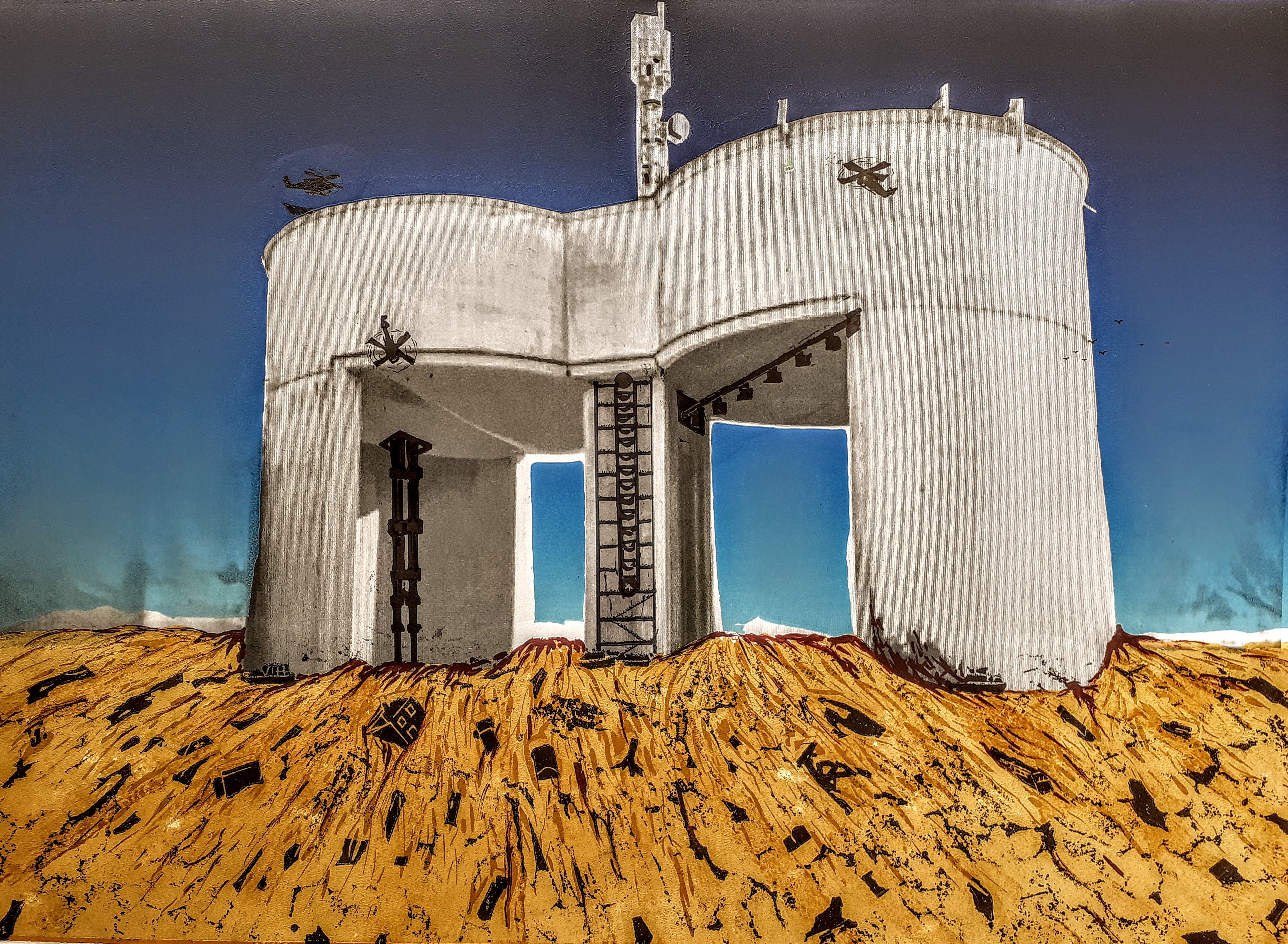 le château d'eau st Nazaire NetB